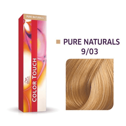 Color Touch Pure Naturals 9/03 demi permanent hair colour 60ml