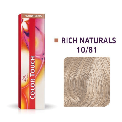 Color Touch Rich Naturals 10/81 demi permanent hair colour 60ml