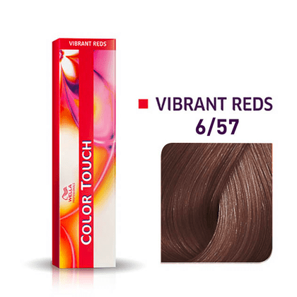 Color Touch Vibrant Reds 6/57 Demi-Permanent Hair Colour 60ml