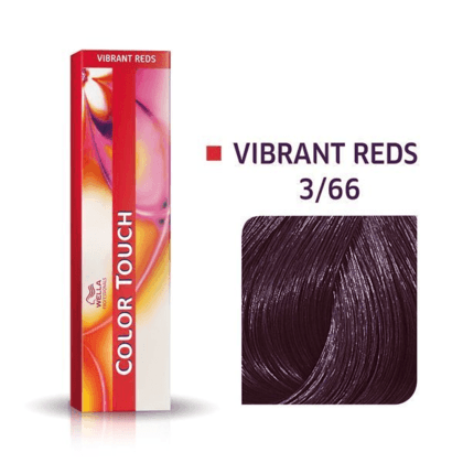 Color Touch Vibrant Reds 3/66 Demi-Permanent Hair Colour 60ml