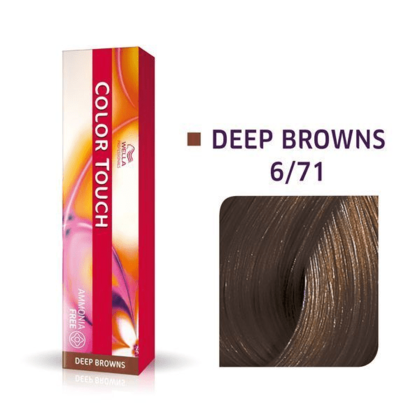 Color Touch Deep Browns 6/71 demi permanent hair colour 60ml