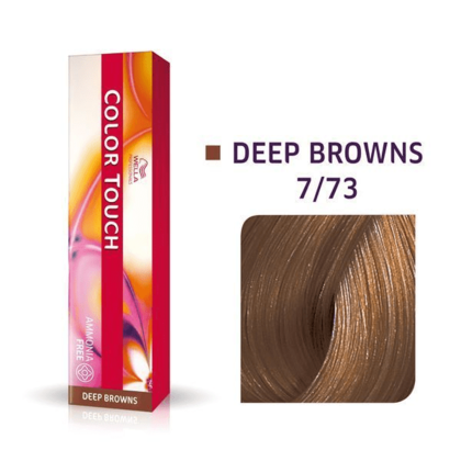 Color Touch Deep Browns 7/73 demi permanent hair colour 60ml
