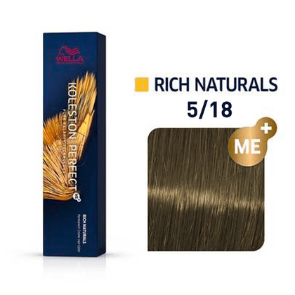 Koleston Perfect Rich Naturals 5/18 Permanent Hair Colour 60ml