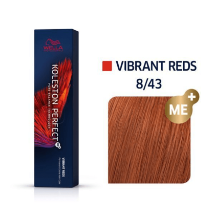Koleston Perfect Vibrant Reds 8/43 hair colour