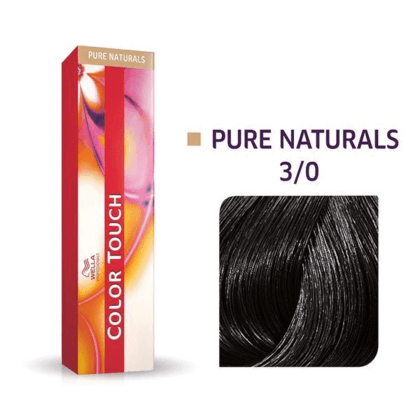 Color Touch Pure Naturals 3/0 demi permanent hair colour 60ml