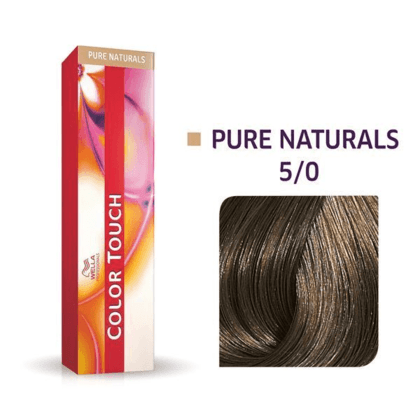 Color Touch Pure Naturals 5/0 demi permanent hair colour 60ml