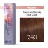 Illumina Color 7/43 Medium Red Gold Blonde Permanent Color 60ml