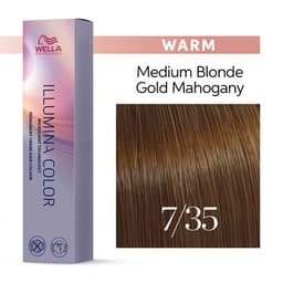 Illumina Color 7/35 Medium Gold Mahagony Blonde Permanent Color 60ml