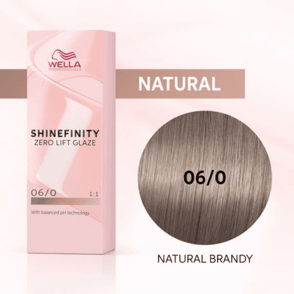 Shinefinity Zero Lift Glaze 06/0 Natural Brandy (Dark Blonde Natural), 60ml