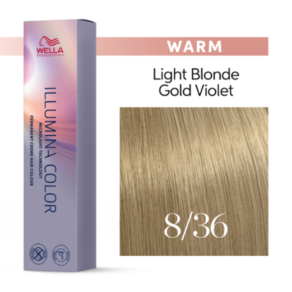 Illumina Color 8/36 Light Blonde Gold Violet