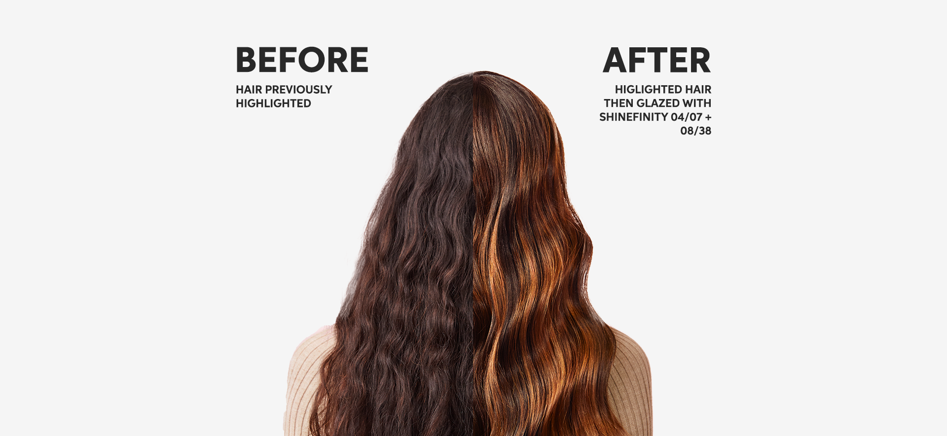 SHINEFINITY FOR HEALTHY-LOOKING SHINE AND A SILKY HAIR FEEL​