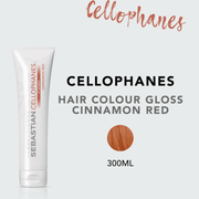 Seb Cellophanes Hair Gloss Treatment Cinnamon Red 300ML