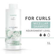 Wella Premium Care Nutricurls Micellar Shampoo Curls 1000mL
