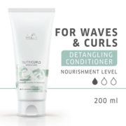 Wella Premium Care NUTRICURLS Detangling Conditioner for Waves & Curls 200ml